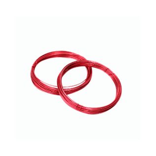 Arame de Alumínio 0.8 mm Vermelho 10M - Kit
