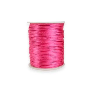 Cordão de Cetim 1mm C1 22 Pink 20m - Kit