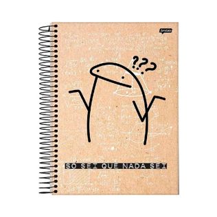 Caderno Espiral Universitário Capa Dura 160 Folhas Flork - Jandaia