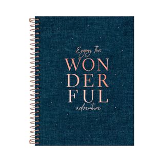 Caderno Colegial Executivo Cambridge Denim 80 Folhas - Tilibra