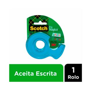 Fita Adesiva Mágica Scotch C/ Suporte Azul 19mm x 10m - 3M