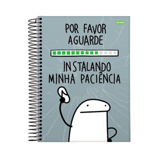 Caderno Espiral Universitário Cd 1x1 80fls Flork - Jandaia