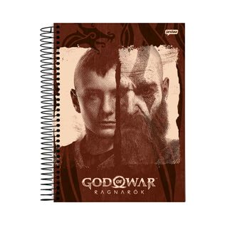 Caderno Universitário Capa Dura 80 Folhas God Of War Sortido - Jandaia