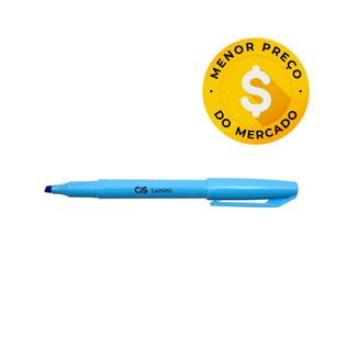 Caneta Marca Texto Lumini Azul - Cis