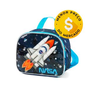 Lancheira Infantil Azul Nasa - Luxcel