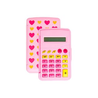 Calculadora de Bolso 8 Dígitos Flip Pink Vibes - Letron