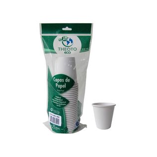 Copo de Papel 180ml Branco C/ 20 Un - Theoto