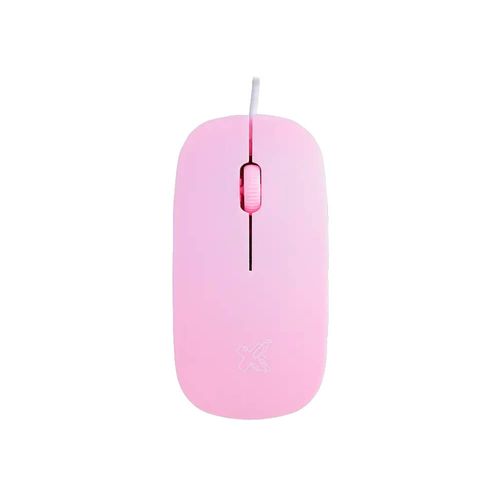 Mouse C/ Fio Surface USB Rosa 1200dpi - Maxprint