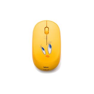 Mouse S/ Fio Piu Piu Amarelo 1000dpi - Letron