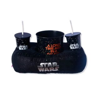 Kit Almofada Porta Pipoca Suede Star Wars - Zona Criativa