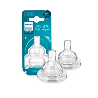 Bico de Mamadeira Clássica Anti-colic N02 C/2 - Avent