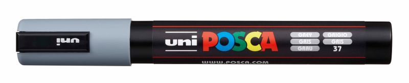 43108 CANETA PC-5M  POSCA CINZA 01
