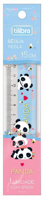 43664 REGUA 15CM PANDA BLT TILIBRA 02